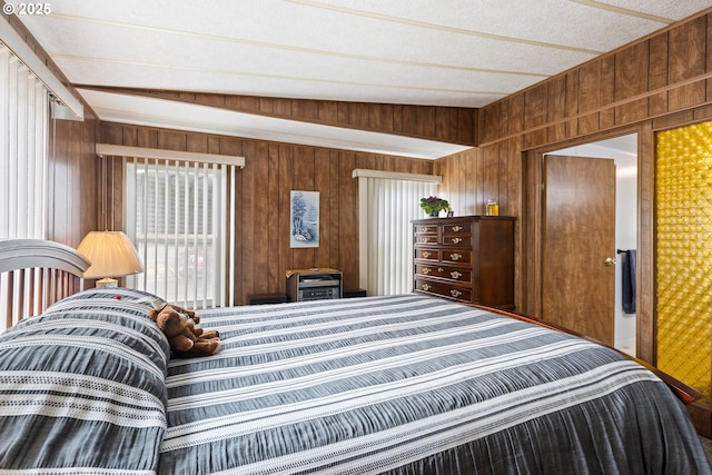1548 Harlan St, Roseburg, OR 97471 - bedroom featuring wood walls