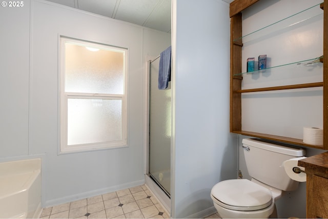 1548 Harlan St, Roseburg, OR 97471 - bathroom with a stall shower and tile patterned flooring