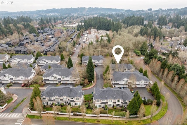 drone / aerial view featuring a residential view