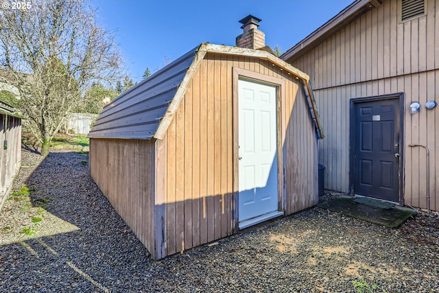 view of outbuilding