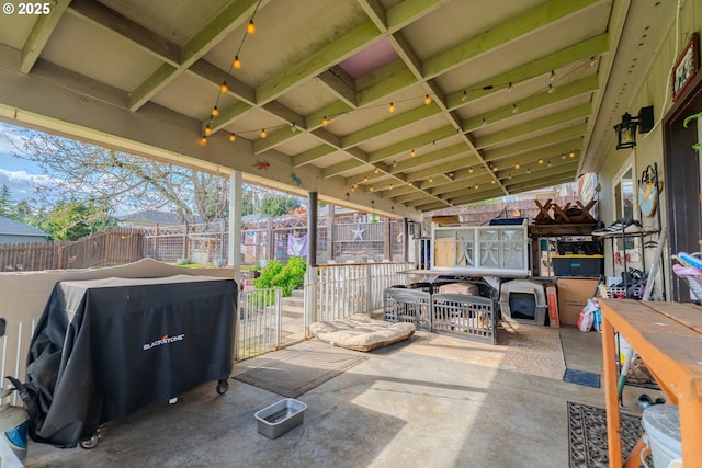 4309 C St, Washougal, WA 98671 - fenced backyard with a patio and area for grilling