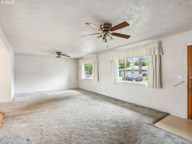 4118 SE 132nd Ave, Portland, OR 97236 - carpeted spare room featuring ceiling fan and a textured ceiling
