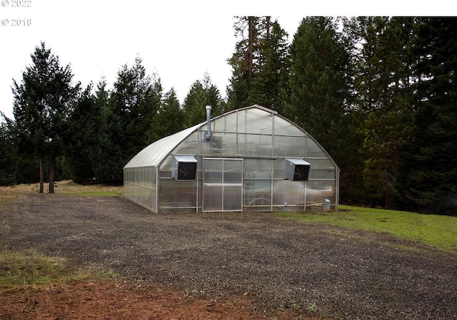 view of outbuilding