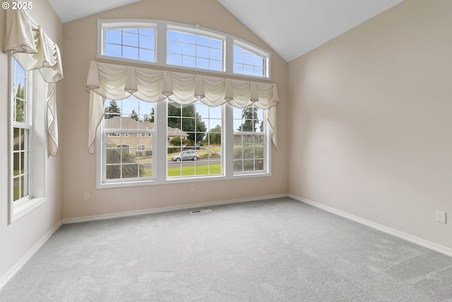 4220 NE 171st Ave, Vancouver, WA 98682 - carpeted empty room with vaulted ceiling and healthy amount of natural light