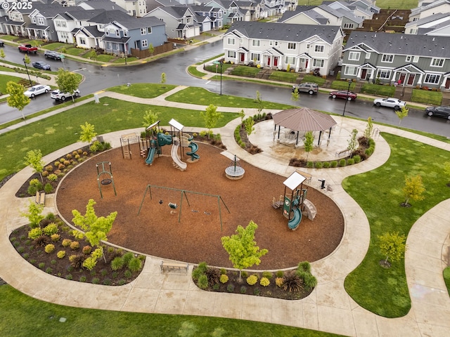 31380 NW Turel Dr, North Plains, OR 97133 - surrounding community featuring a residential view, a gazebo, and a lawn