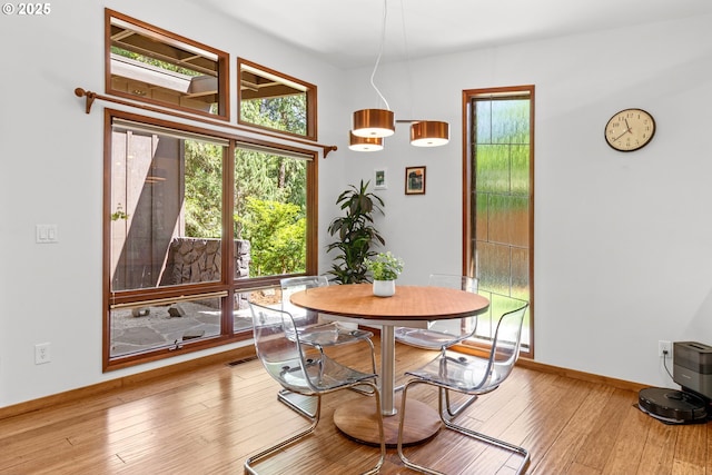 3115 NW Cornell Rd, Portland, OR 97210 - dining space with wood finished floors and baseboards