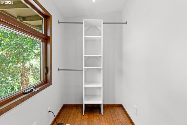3115 NW Cornell Rd, Portland, OR 97210 - spacious closet featuring wood finished floors