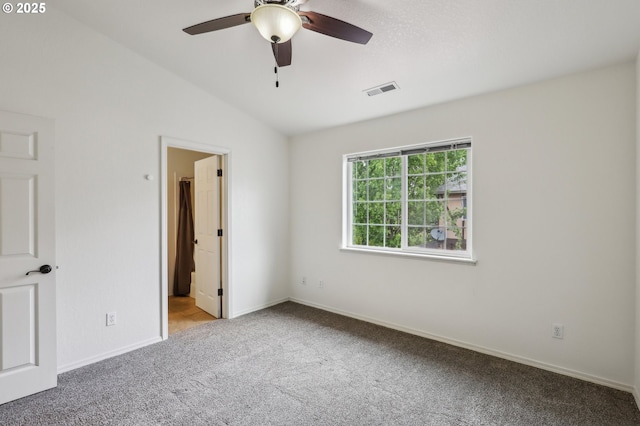 433 Harris Ln, Oregon City, OR 97045 - unfurnished bedroom with carpet flooring, lofted ceiling, and baseboards