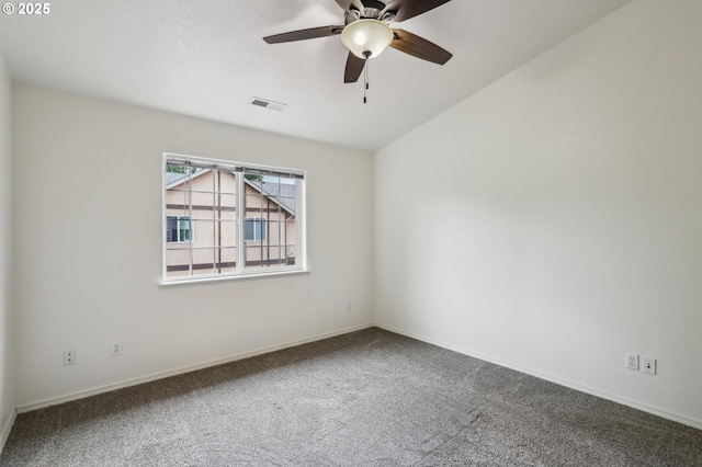 433 Harris Ln, Oregon City, OR 97045 - spare room with carpet, ceiling fan, and baseboards
