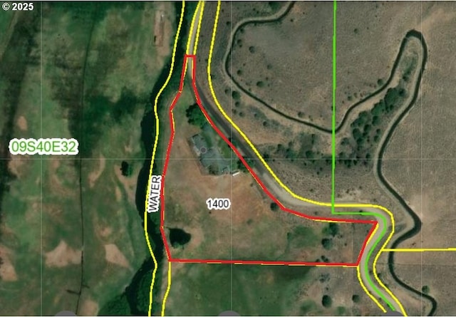 40290 Beaver Creek Loop, Baker City, OR 97814 - aerial overview of property's location featuring property parcel outlined