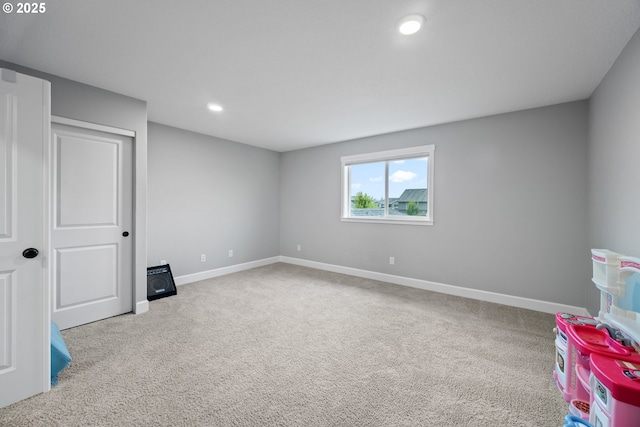 4342 S 16th Way, Ridgefield, WA 98642 - unfurnished bedroom with carpet flooring, baseboards, and recessed lighting