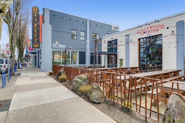 view of commercial property