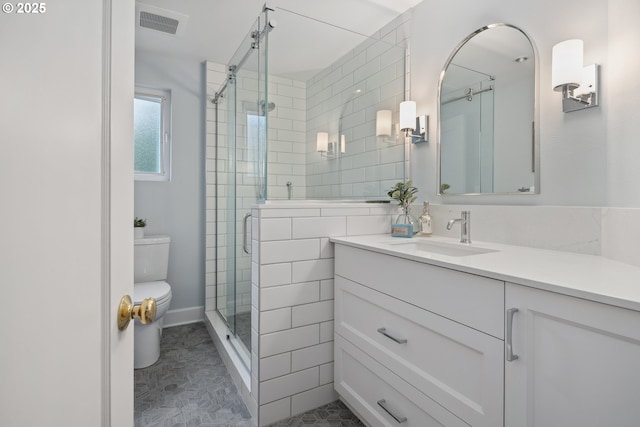3505 SW Beaverton Ave, Portland, OR 97239 - full bathroom featuring vanity and a shower stall