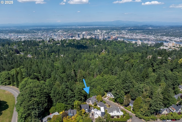 3505 SW Beaverton Ave, Portland, OR 97239 - view of property location with a heavily wooded area