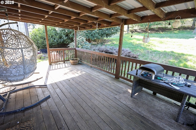 view of deck