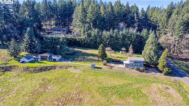 view of subject property