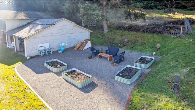 drone / aerial view