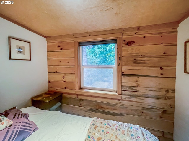 34360 NE Colorado Lake Dr Unit 996, Corvallis, OR 97333 - bedroom featuring wood walls