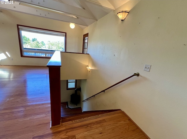 3715 Coho Pl, Cannon Beach, OR 97110 - stairway with wood finished floors