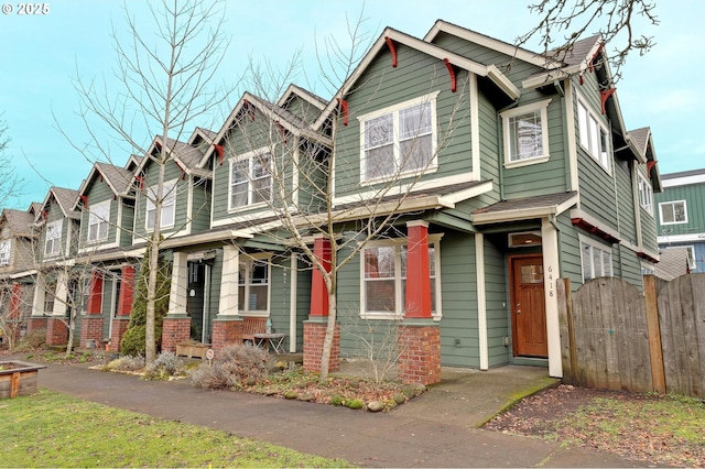 view of craftsman inspired home