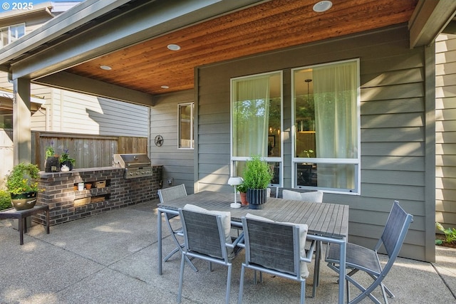 21163 SW Nursery Way, Sherwood, OR 97140 - view of patio / terrace with outdoor dining area
