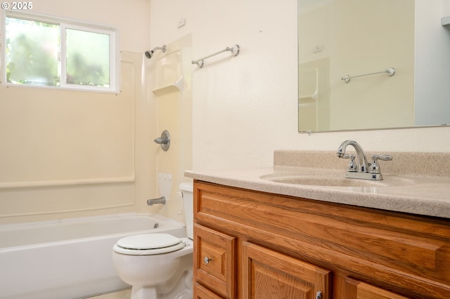 10904 SW 62nd Pl, Portland, OR 97219 - bathroom with vanity, toilet, and shower / washtub combination