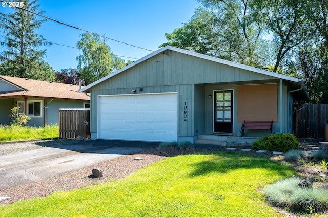 10904 SW 62nd Pl, Portland, OR 97219 - single story home with driveway, an attached garage, and a porch