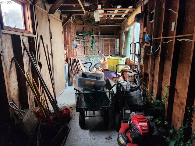 miscellaneous room with a wealth of natural light