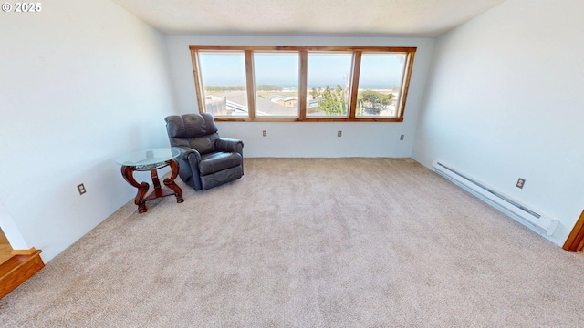 29730 Hillcrest St, Gold Beach, OR 97444 - unfurnished room with a baseboard radiator and carpet floors