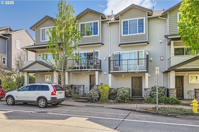 view of townhome / multi-family property