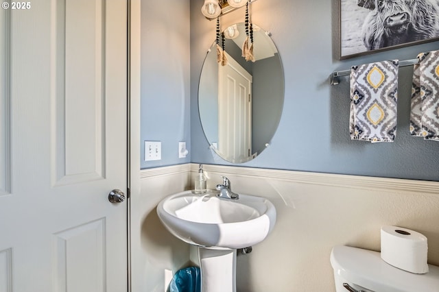 bathroom with toilet