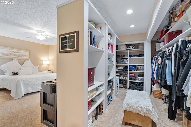 7250 SW Arbor Lake Dr, Wilsonville, OR 97070 - spacious closet with carpet flooring and ceiling fan