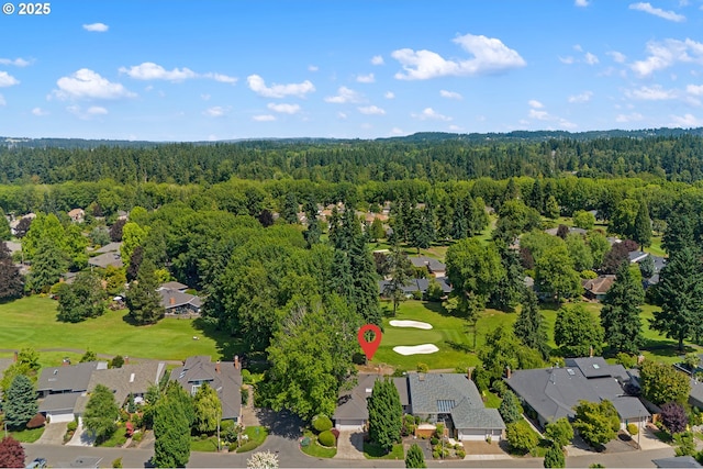 7250 SW Arbor Lake Dr, Wilsonville, OR 97070 - aerial view of residential area featuring a forest and a golf course