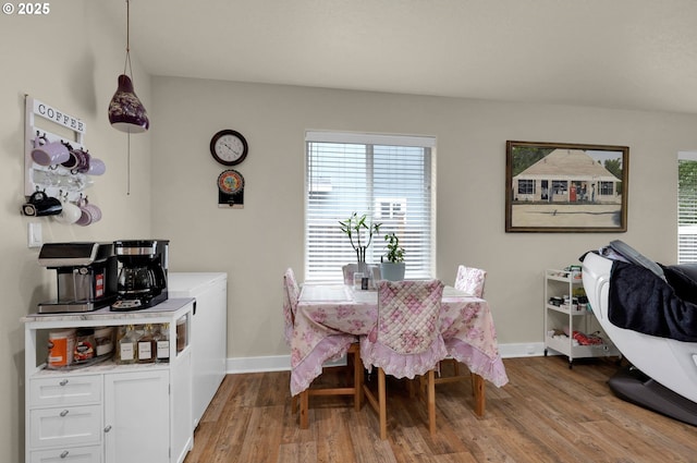 25246 Corky Ln, Veneta, OR 97487 - dining area with wood finished floors