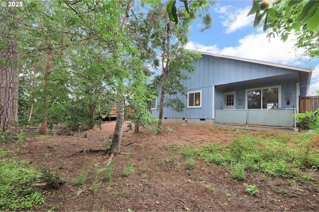 25246 Corky Ln, Veneta, OR 97487 - rear view of house featuring crawl space