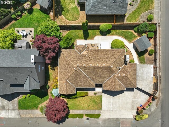 drone / aerial view