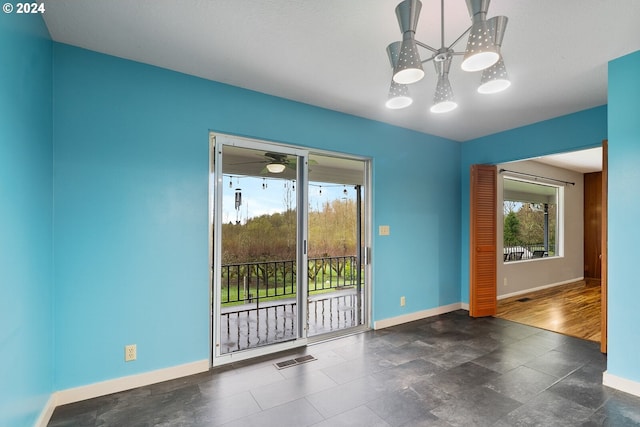 1520 Main St, Forest Grove, OR 97116 - unfurnished room with a chandelier and baseboards