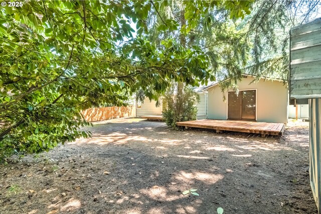 11355 SW 97th Ct, Portland, OR 97223 - view of yard with a wooden deck