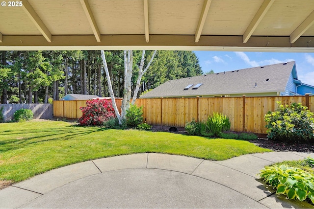 7236 Woodcrest Ct, Keizer, OR 97303 - view of yard with a patio