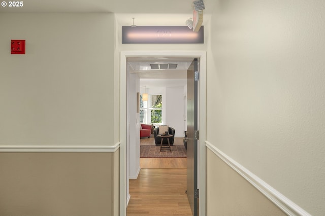 1500 SW Park Ave Unit 429, Portland, OR 97201 - hallway with wood finished floors