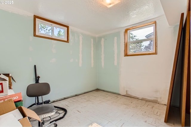 14385 SW Hargis Rd, Beaverton, OR 97008 - unfurnished office with plenty of natural light and a textured ceiling