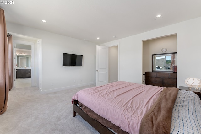 15875 NW Ridgeline St, Portland, OR 97229 - bedroom with light colored carpet and recessed lighting