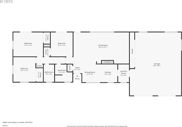 82091 Lost Valley Ln, Dexter, OR 97431 - room layout