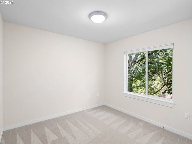 empty room featuring carpet flooring