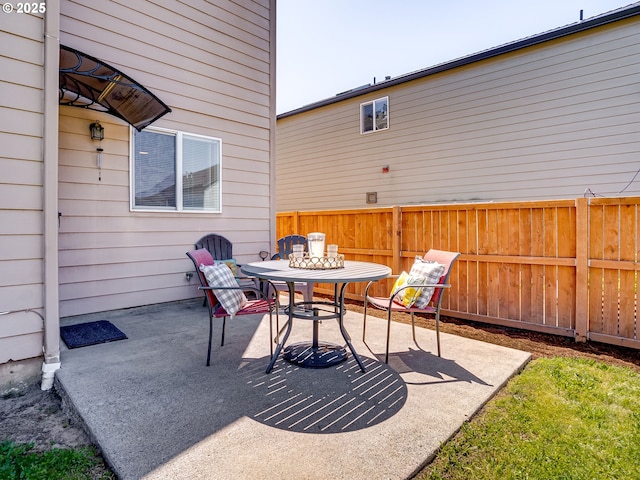 1091 56th St, Washougal, WA 98671 - view of patio with outdoor dining area