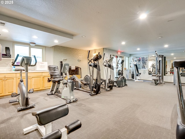 1091 56th St, Washougal, WA 98671 - gym featuring light carpet and recessed lighting