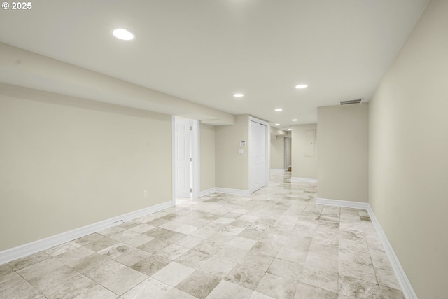 7307 SW Capitol Hwy, Portland, OR 97219 - spare room featuring recessed lighting and baseboards