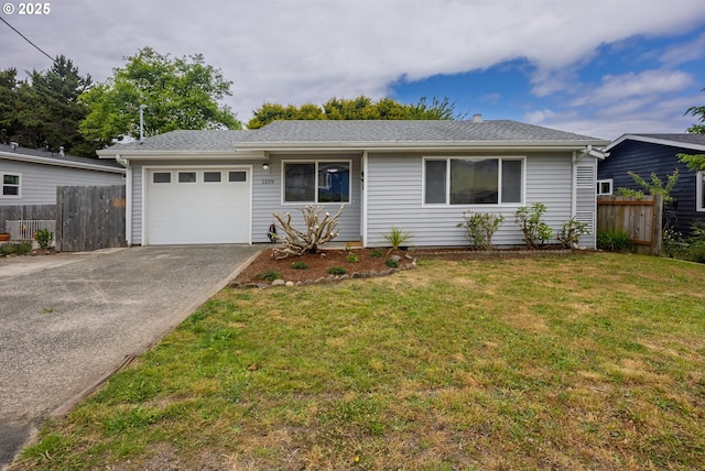 1109 SW 15th St, Lincoln City, OR 97367 - ranch-style house with asphalt driveway and an attached garage
