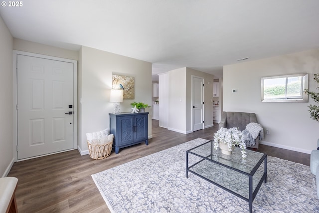 1109 SW 15th St, Lincoln City, OR 97367 - living area with wood finished floors and baseboards