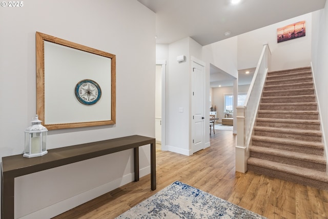 interior space featuring hardwood / wood-style floors